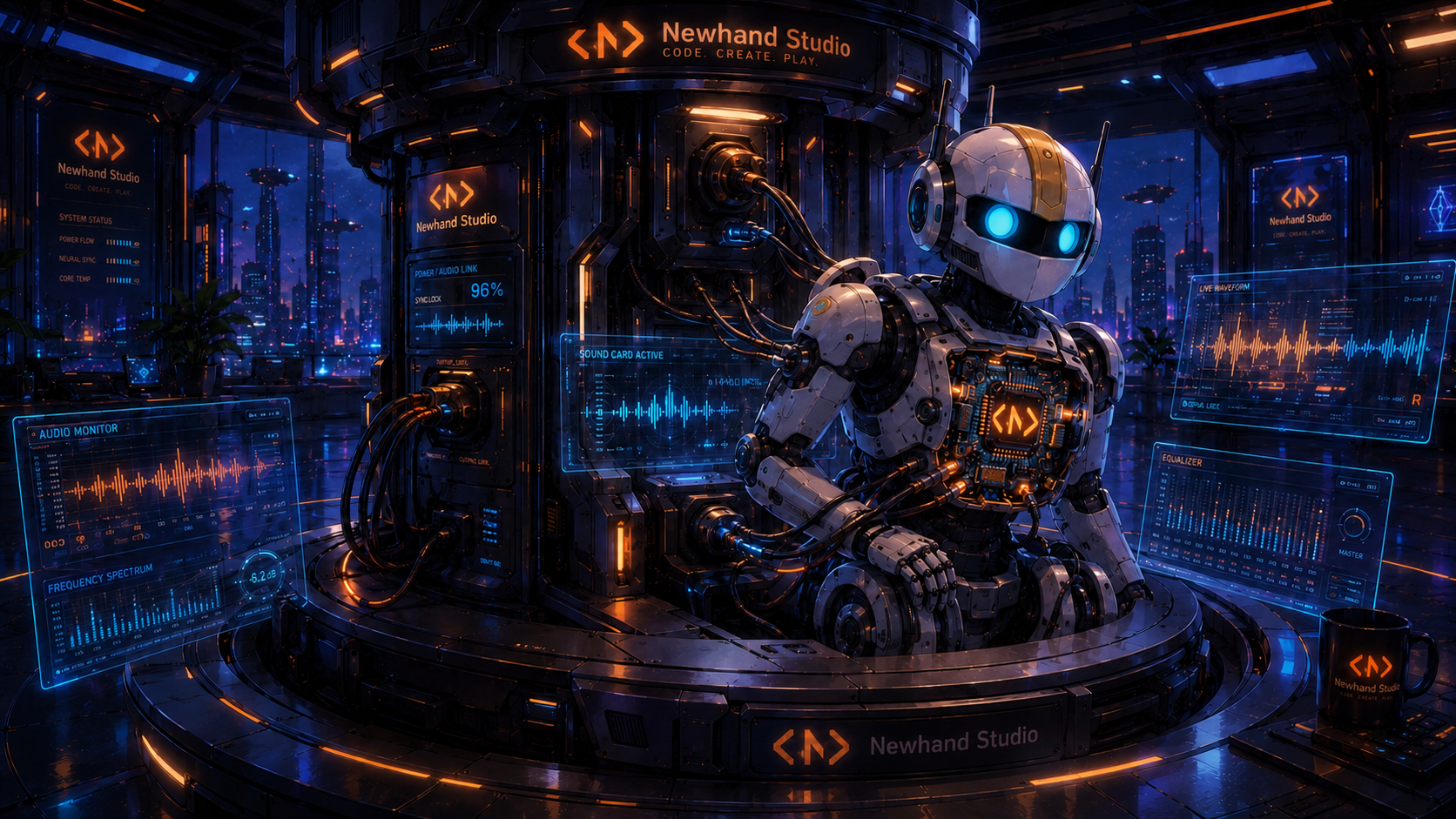 Docking Station — Robot B4 en recharge
